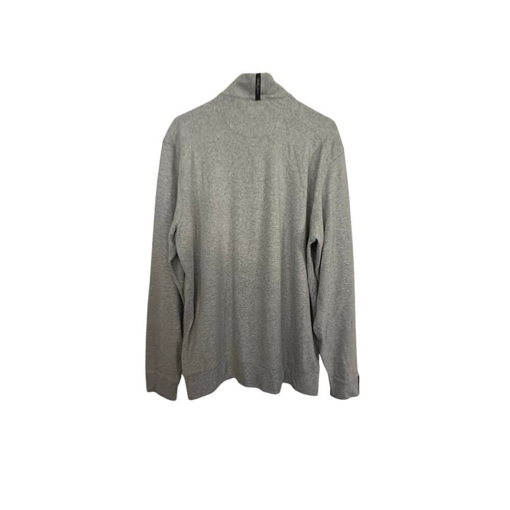 Bobby Jones Men's Gray 1/4 Zip Long Sleeve Pullover Sweater Size XL - Picture 1 of 7
